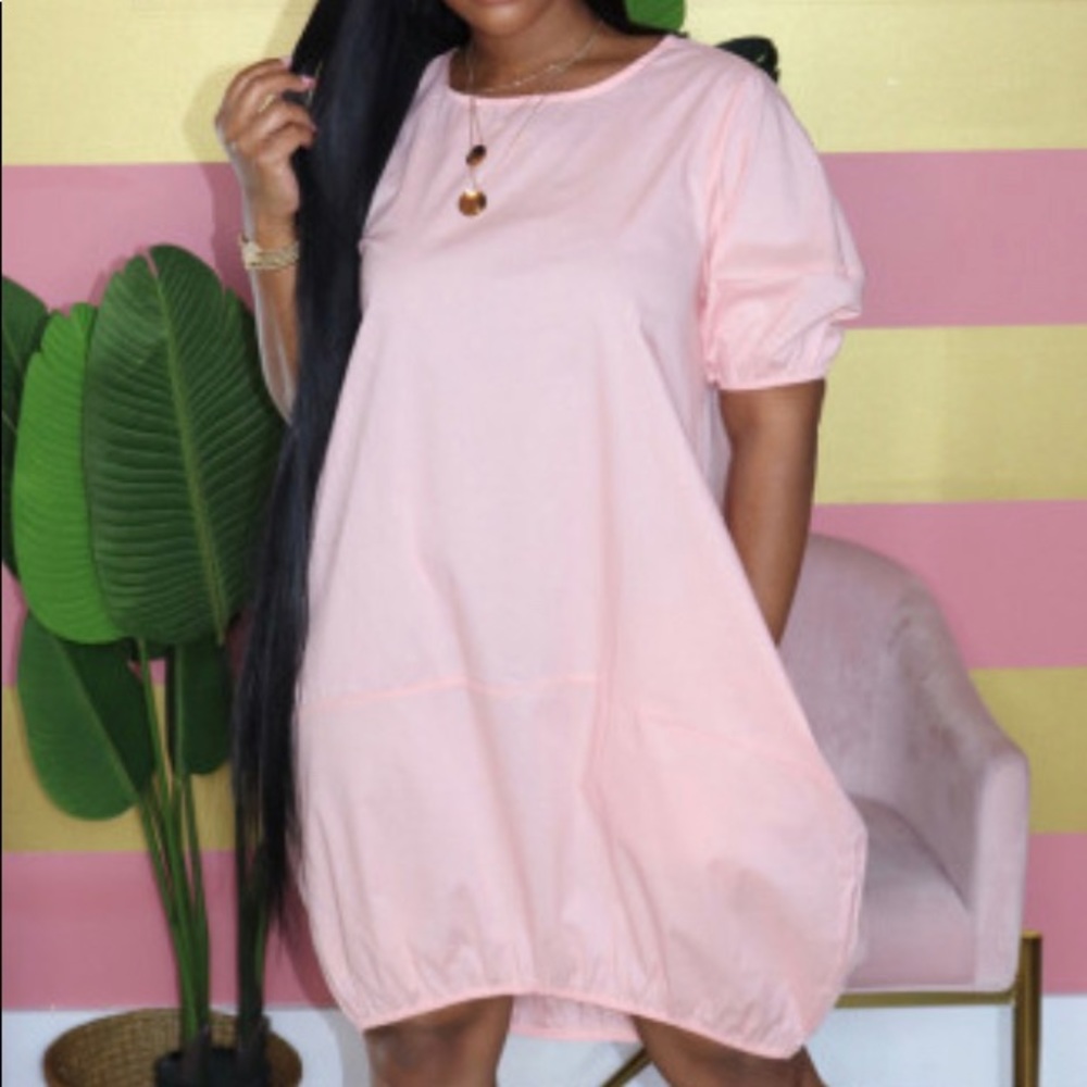 Pink dress for my Full Figured Beautiful Ladies